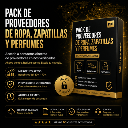 PACK ROPA + ZAPAS + PERFUMES
